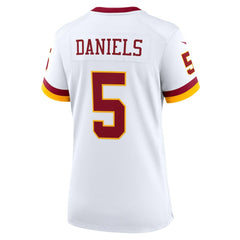 Jayden Daniels Washington Commanders Women's Game Super Bowl Era Jersey - White Jerseys
