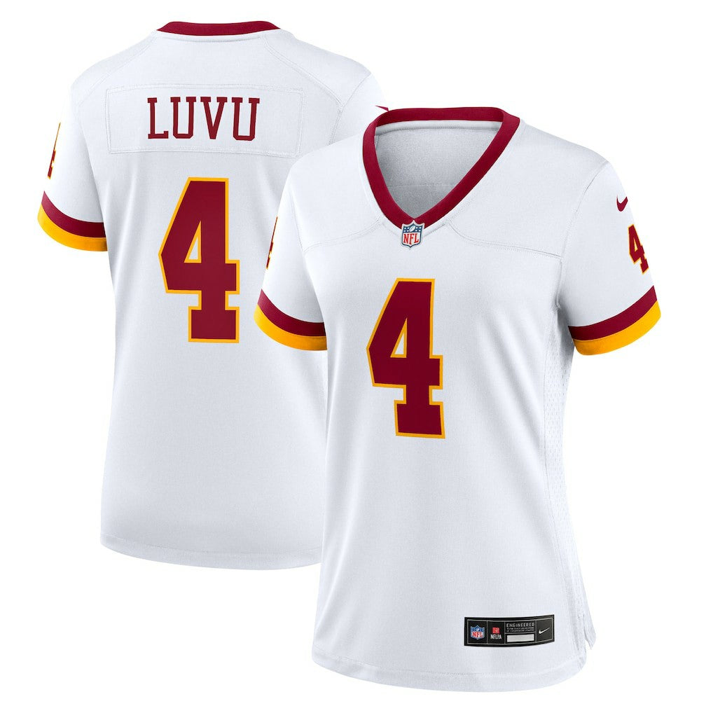 Frankie Luvu Washington Commanders Women's Game Super Bowl Era Jersey - White Jerseys