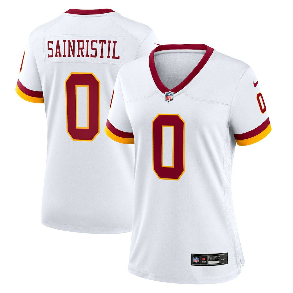 Mike Sainristil Washington Commanders Women's Game Super Bowl Era Jersey - White Jerseys