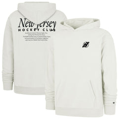 New Jersey Devils '47  Foundation Pullover Hoodie - Natural | US 202852818