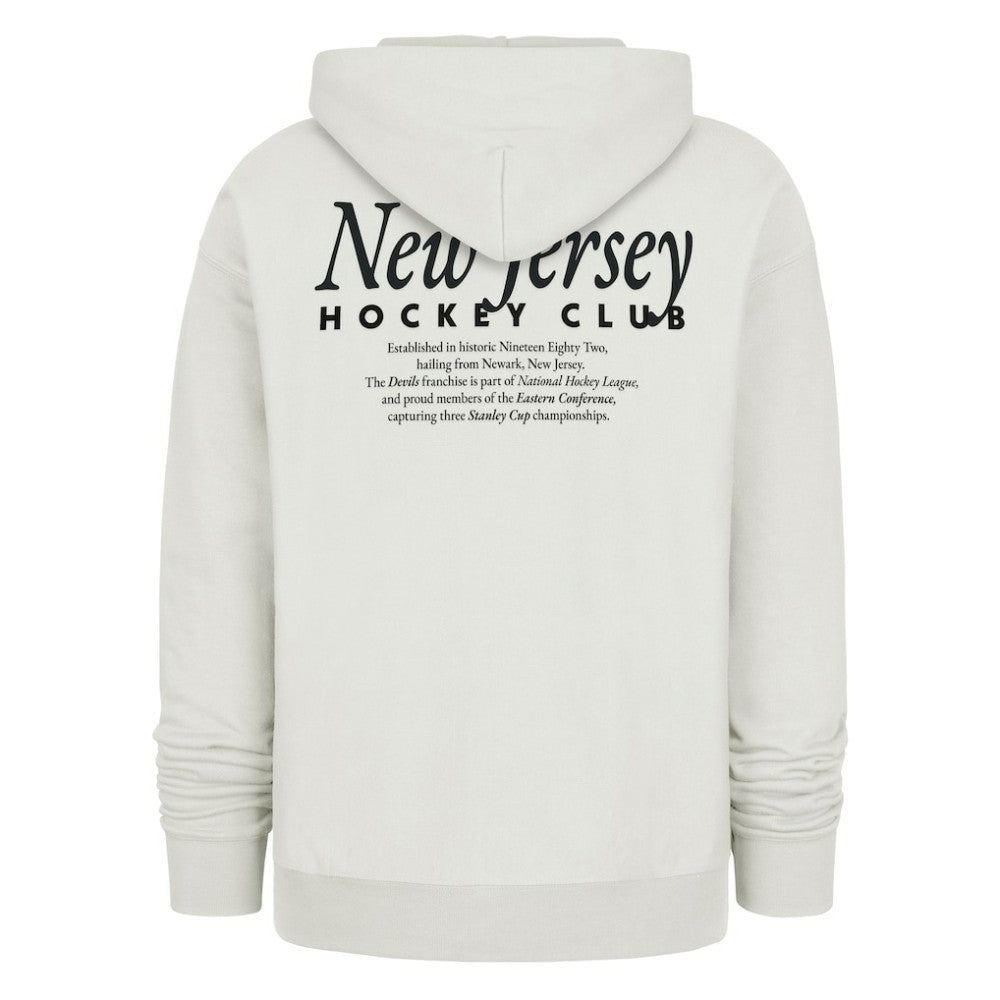 New Jersey Devils '47  Foundation Pullover Hoodie - Natural | US 202852818
