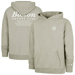 Boston Bruins '47  Foundation Pullover Hoodie - Gray | US 202852819