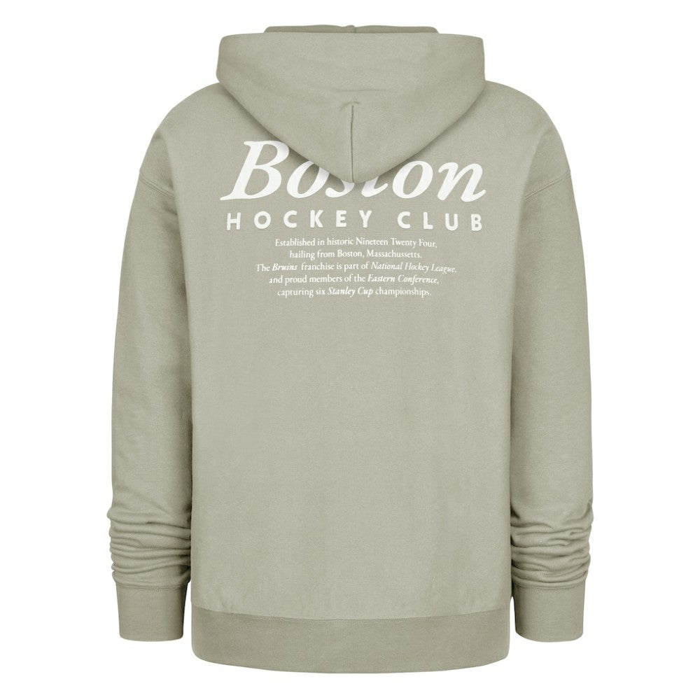Boston Bruins '47  Foundation Pullover Hoodie - Gray | US 202852819