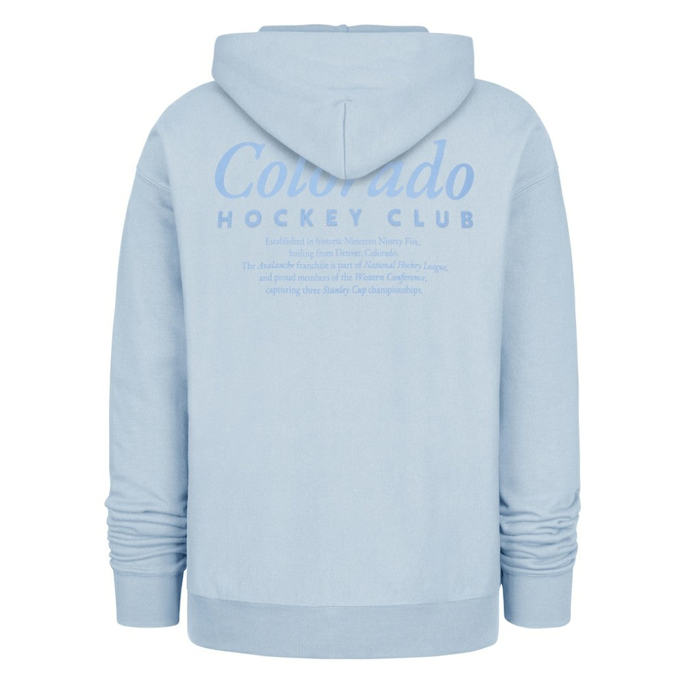 Colorado Avalanche '47  Foundation Pullover Hoodie - Light Blue | US 202852821