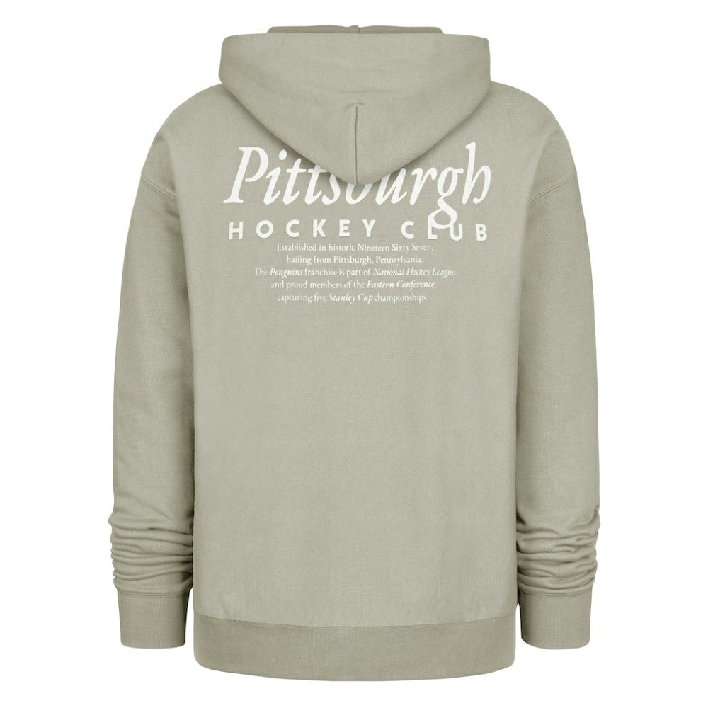 Pittsburgh Penguins '47  Foundation Pullover Hoodie - Gray | US 202852826