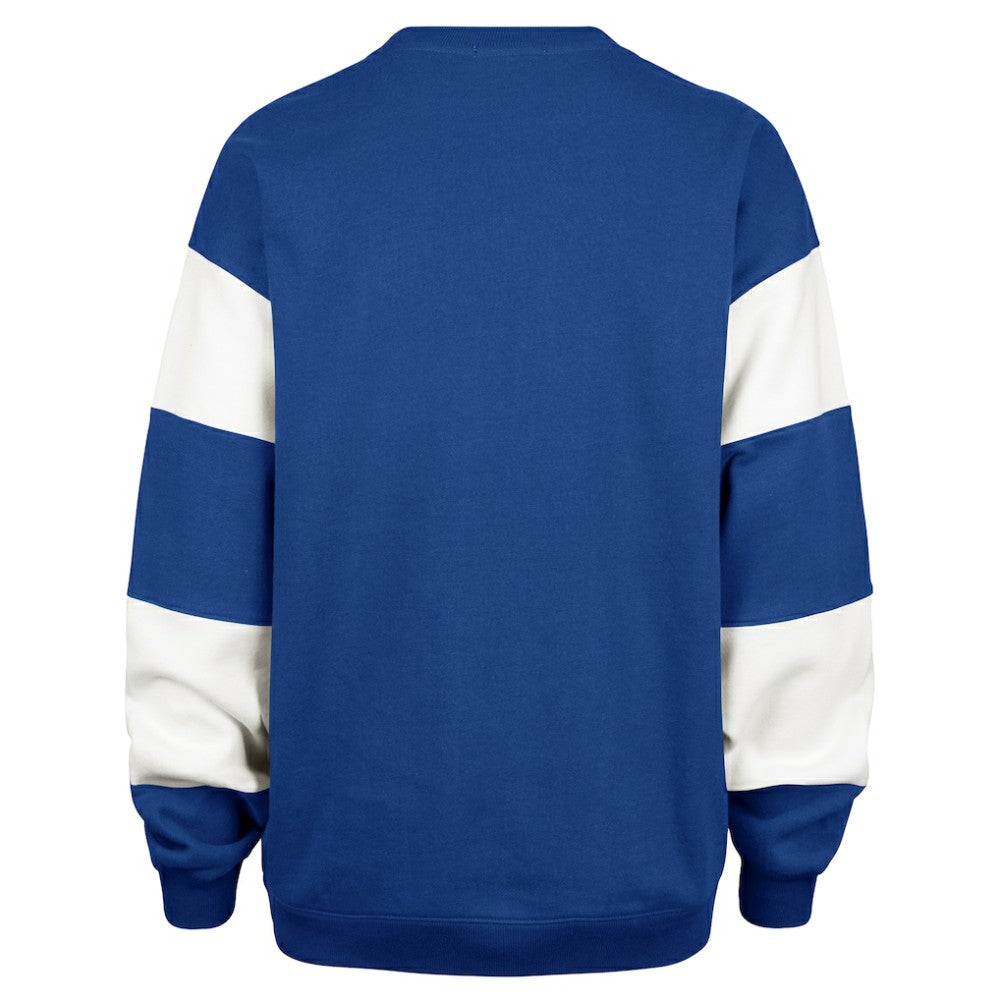 Tampa Bay Lightning '47 Women's Eephus Barred Pullover Sweatshirt - Blue | US 202852837