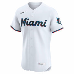 Sandy Alcantara Miami Marlins Nike Home Elite Jersey - White Jerseys