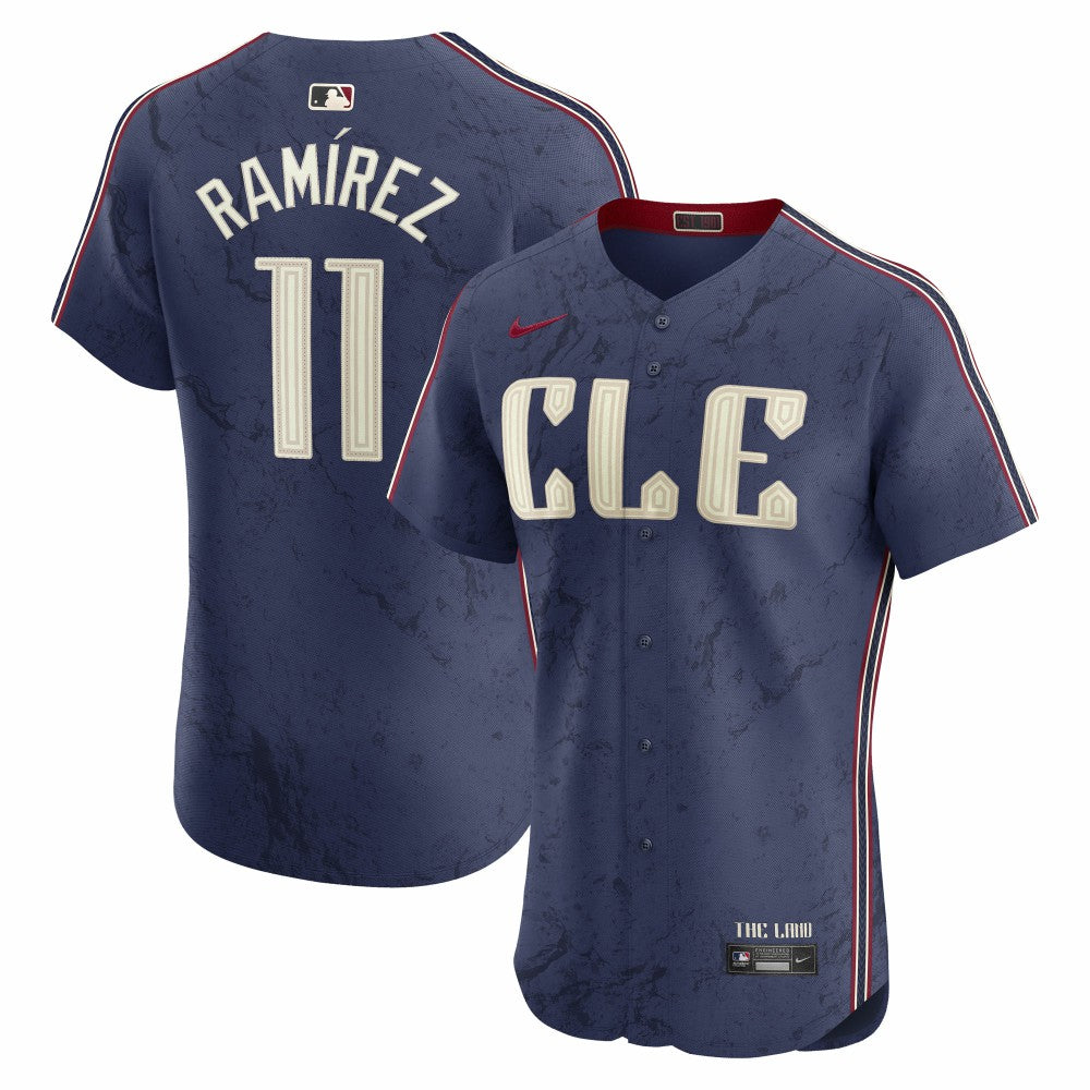 José Ramírez Cleveland Guardians Nike City Connect Elite Jersey - Navy Jerseys