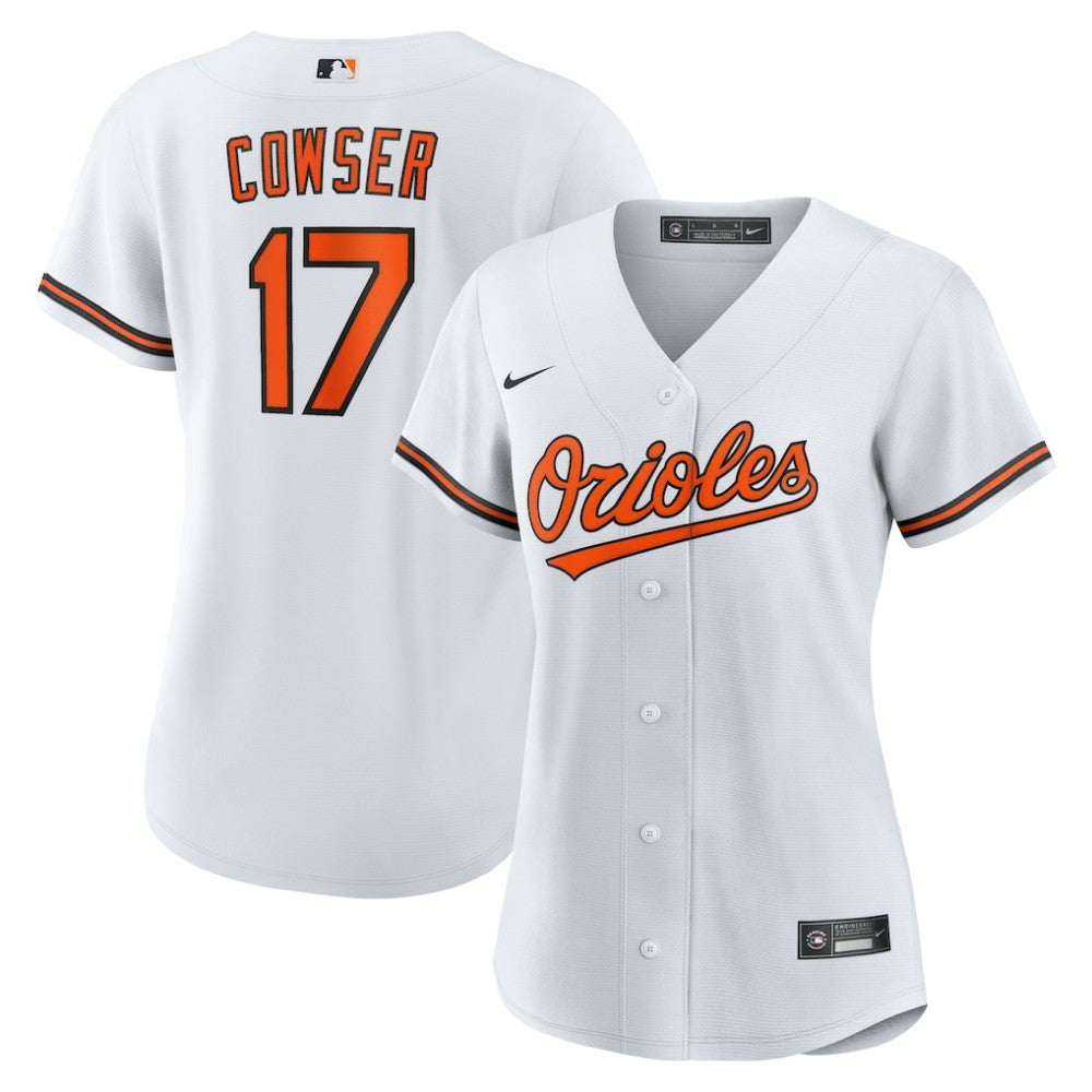 Colton Cowser Baltimore Orioles Nike Women's Home Replica Jersey - White Jerseys