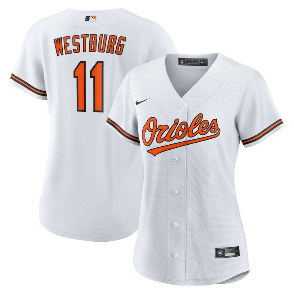 Jordan Westburg Baltimore Orioles Nike Women's Home Replica Jersey - White Jerseys