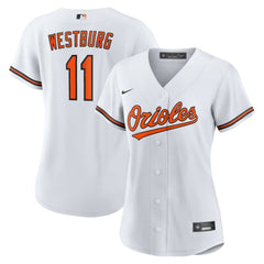 Jordan Westburg Baltimore Orioles Nike Women's Home Replica Jersey - White Jerseys