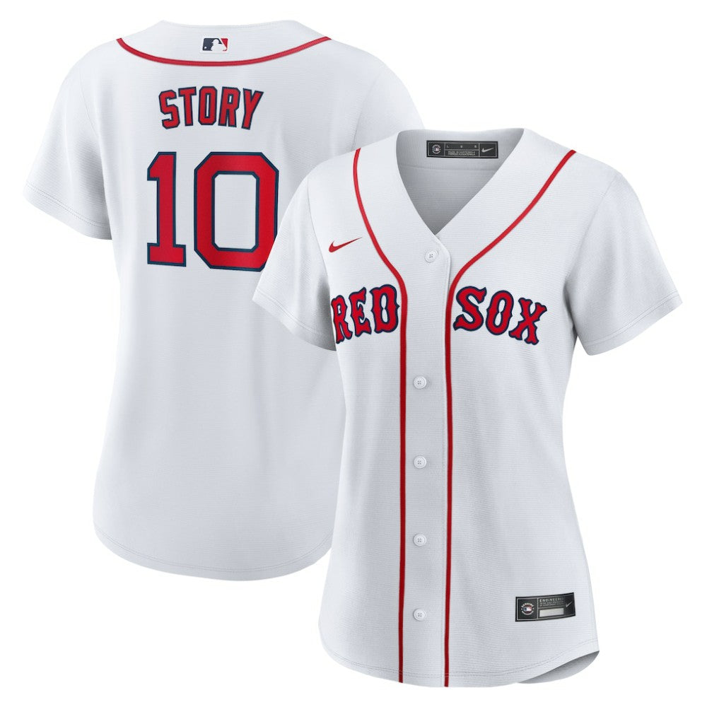 Trevor Story Boston Red Sox Nike Women's Home Replica Jersey - White Jerseys