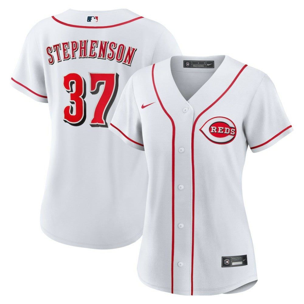 Tyler Stephenson Cincinnati Reds Nike Women's Home Replica Jersey - White Jerseys