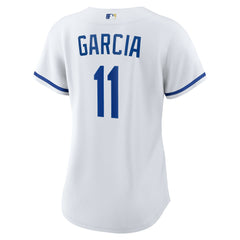 Maikel Garcia Kansas City Royals Nike Women's Home Replica Jersey - White Jerseys