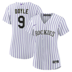 Brenton Doyle Colorado Rockies Nike Women's Home Replica Jersey - White Jerseys
