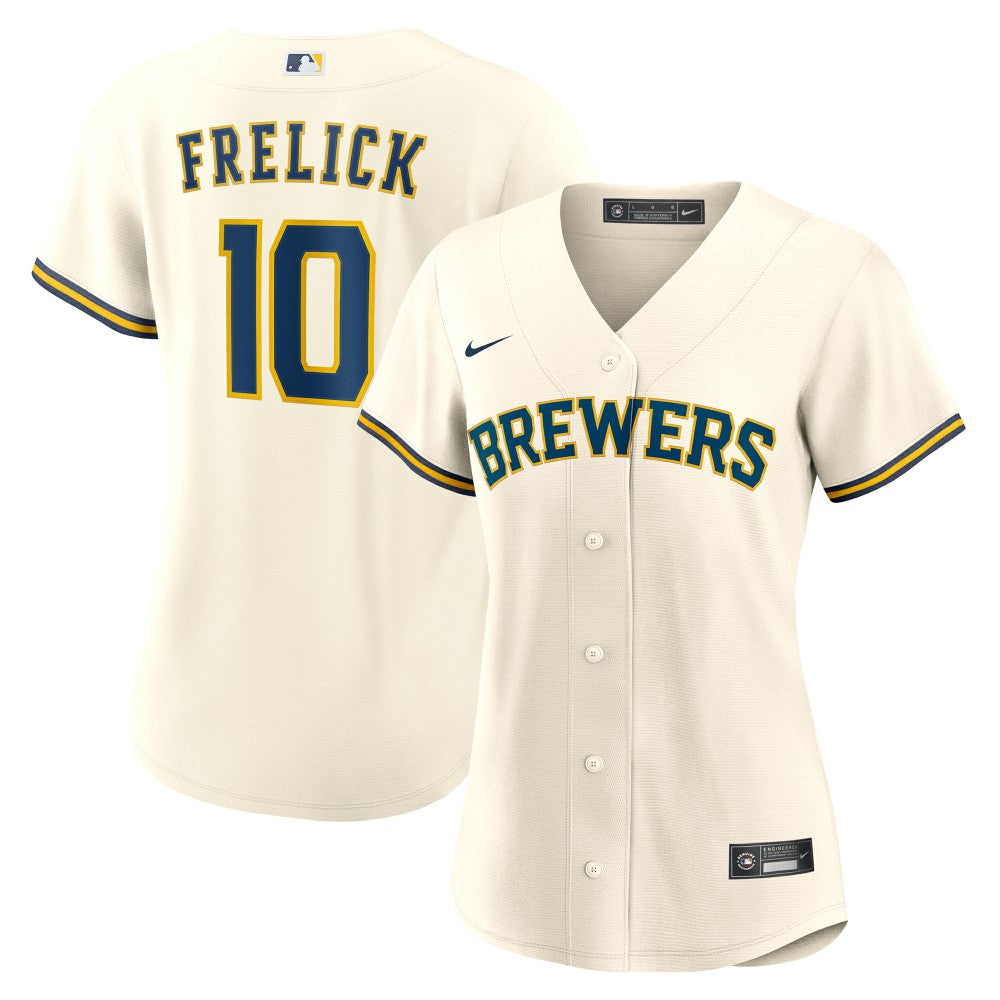 Sal Frelick Milwaukee Brewers Nike Women's Home Replica Jersey - Cream Jerseys