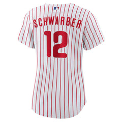 Kyle Schwarber Philadelphia Phillies Nike Women's Home Replica Jersey - White Jerseys