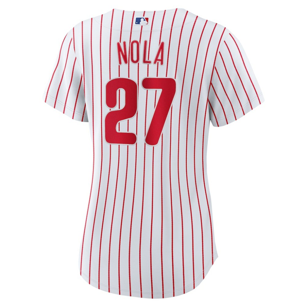 Aaron Nola Philadelphia Phillies Nike Women's Home Replica Jersey - White Jerseys