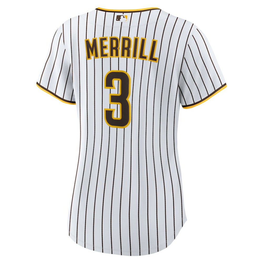 Jackson Merrill San Diego Padres Nike Women's Home Replica Jersey - White Jerseys