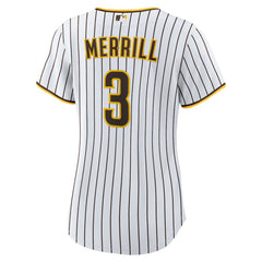 Jackson Merrill San Diego Padres Nike Women's Home Replica Jersey - White Jerseys