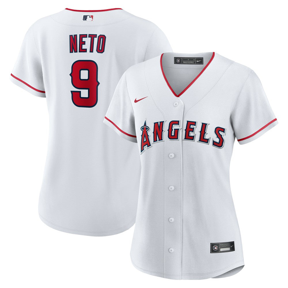 Zach Neto Los Angeles Angels Nike Women's Home Replica Jersey - White Jerseys