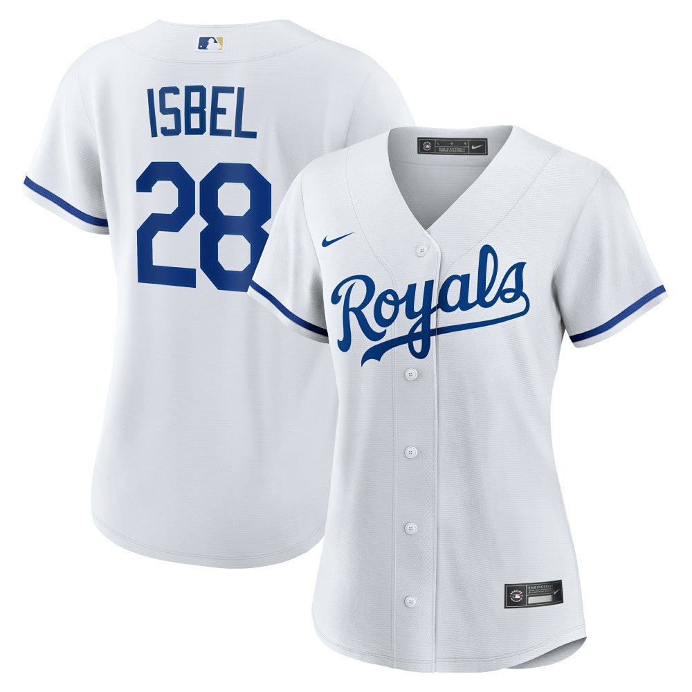 Kyle Isbel Kansas City Royals Nike Women's Home Replica Jersey - White Jerseys