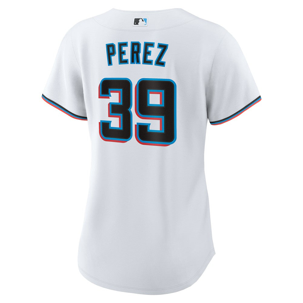 Eury Perez Miami Marlins Nike Women's Home Replica Jersey - White Jerseys