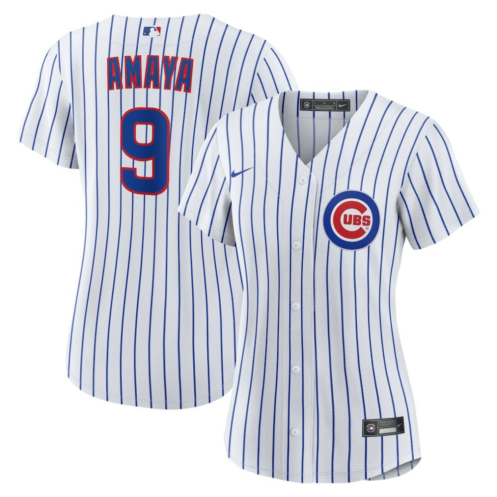 Miguel Amaya Chicago Cubs Nike Women's Home Replica Jersey - White Jerseys