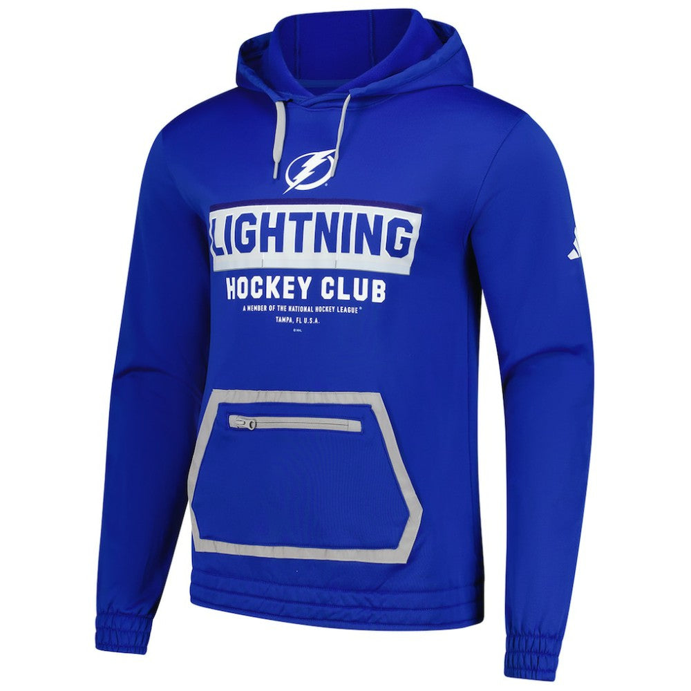 Tampa Bay Lightning adidas Team Pullover Hoodie - Blue | US 202854716