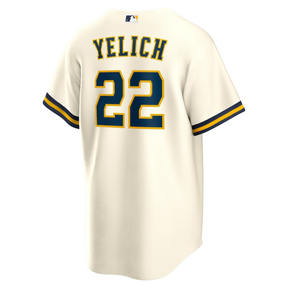 Christian Yelich Milwaukee Brewers Nike Home Replica Jersey - White Jerseys