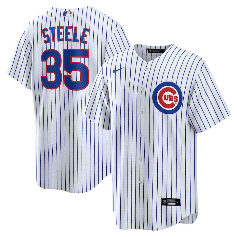 Justin Steele Chicago Cubs Nike Home Replica Jersey - White Jerseys