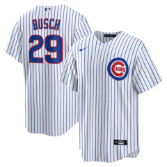 Michael Busch Chicago Cubs Nike Home Replica Jersey - White Jerseys