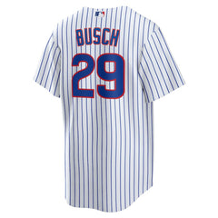 Michael Busch Chicago Cubs Nike Home Replica Jersey - White Jerseys