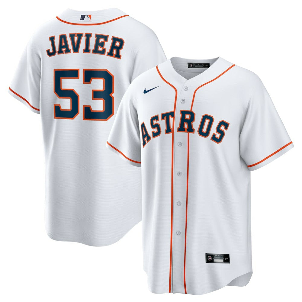 Cristian Javier Houston Astros Nike Home Replica Jersey - White Jerseys