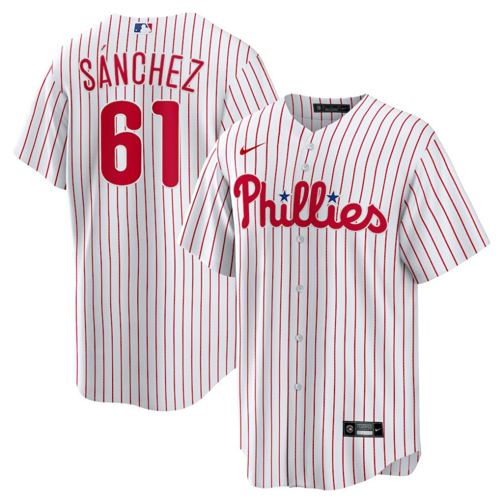 Cristopher Sanchez Philadelphia Phillies Nike Home Replica Jersey - White Jerseys