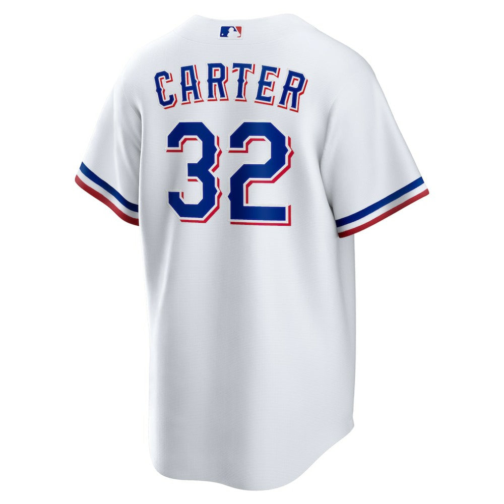 Evan Carter Texas Rangers Nike Home Replica Jersey - White Jerseys