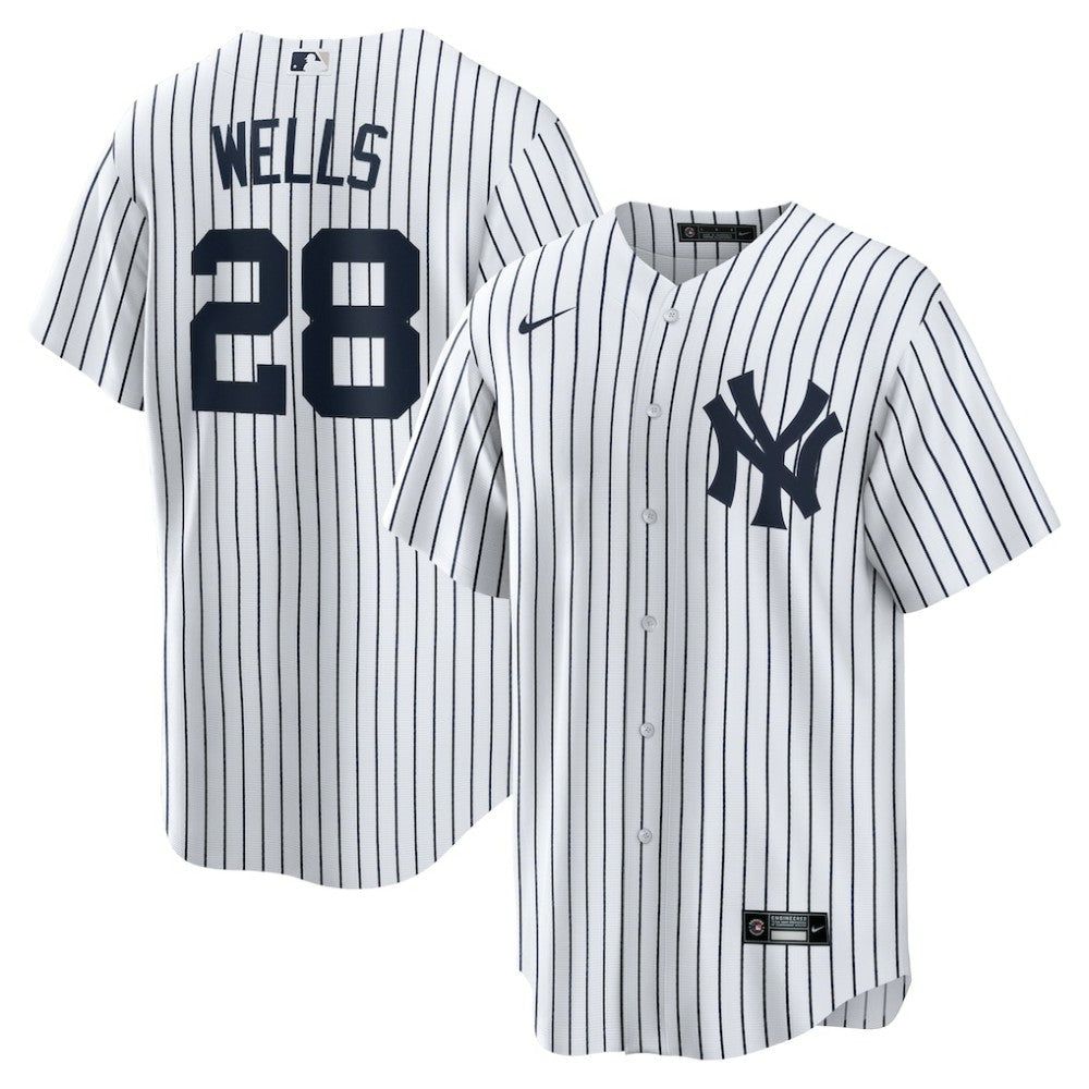 Austin Wells New York Yankees Nike Home Replica Jersey - White Jerseys