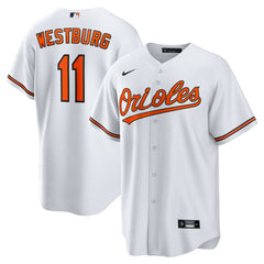 Jordan Westburg Baltimore Orioles Nike Home Replica Jersey - White Jerseys