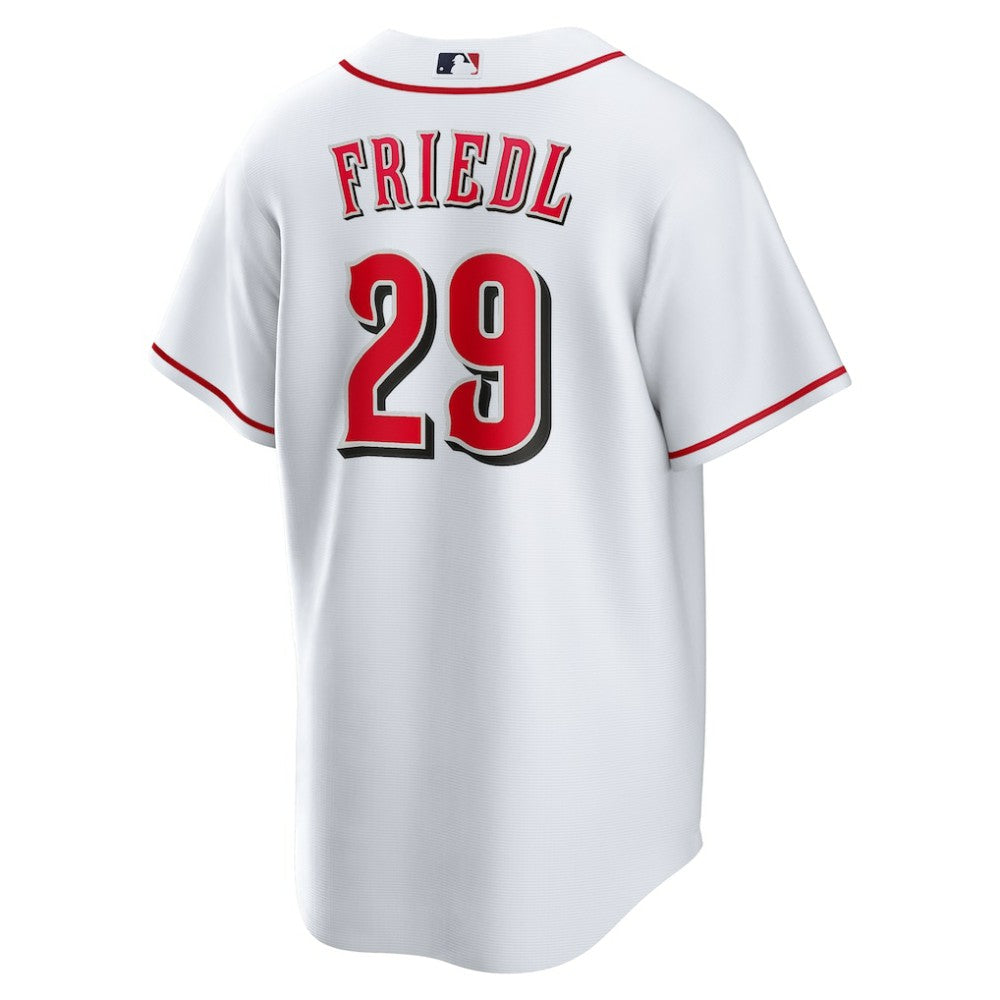 TJ Friedl Cincinnati Reds Nike Home Replica Jersey - White Jerseys