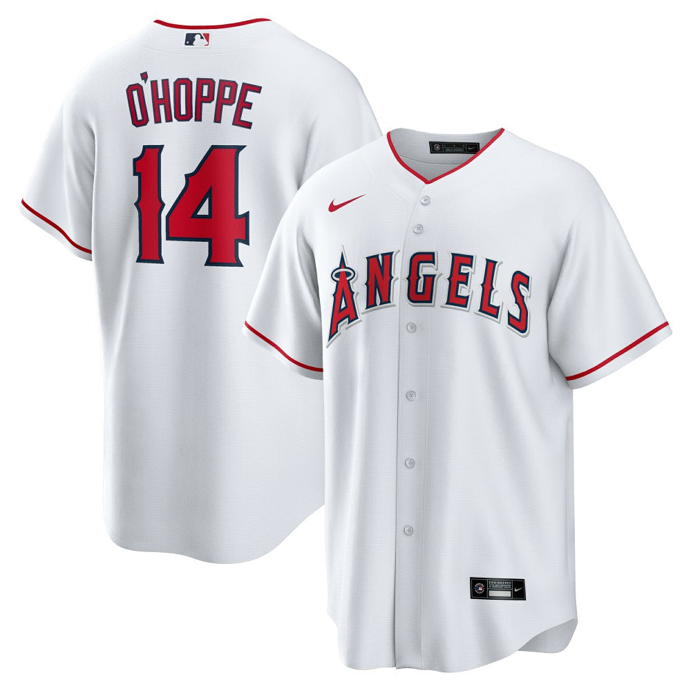 Logan O'Hoppe Los Angeles Angels Nike Home Replica Jersey - White Jerseys