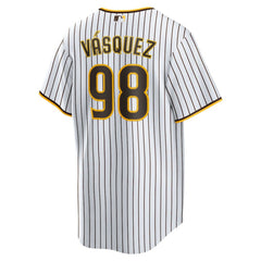Randy Vasquez San Diego Padres Nike Home Replica Jersey - White Jerseys