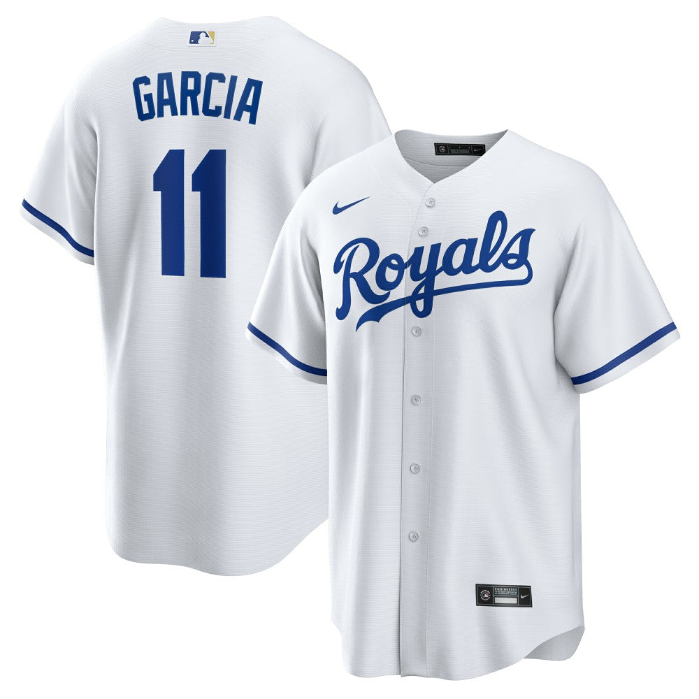 Maikel Garcia Kansas City Royals Nike Home Replica Jersey - White Jerseys