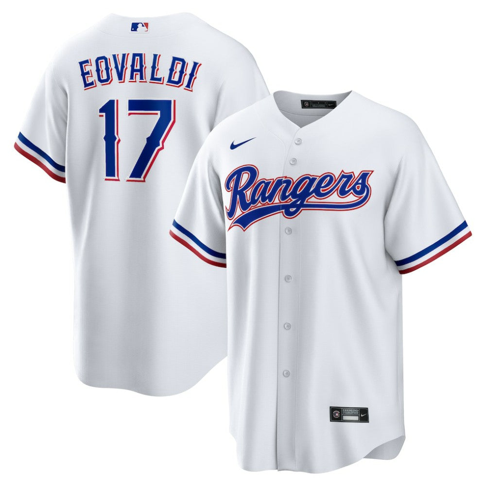 Nathan Eovaldi Texas Rangers Nike Home Replica Player Jersey - White Jerseys