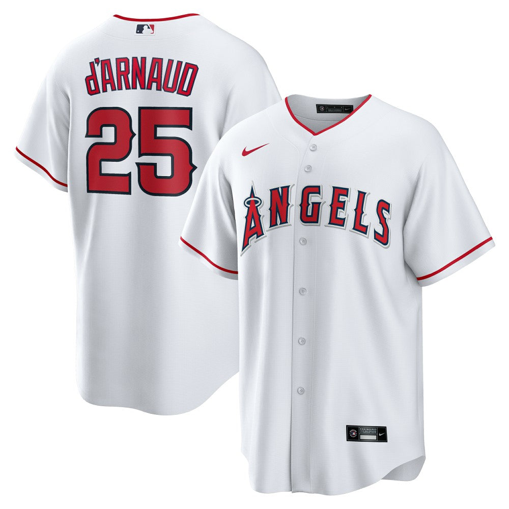 Travis d'Arnaud Los Angeles Angels Nike Home Replica Jersey - White Jerseys