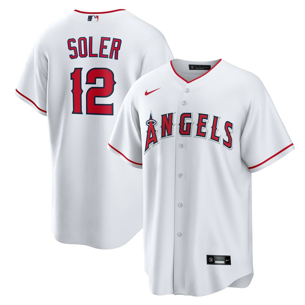 Jorge Soler Los Angeles Angels Nike Home Replica Jersey - White Jerseys