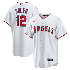 Jorge Soler Los Angeles Angels Nike Home Replica Jersey - White Jerseys