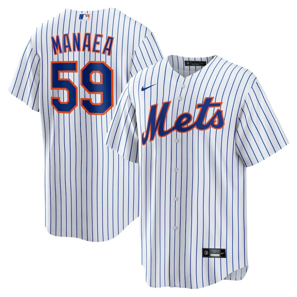 Sean Manaea New York Mets Nike Home Replica Jersey - White Jerseys