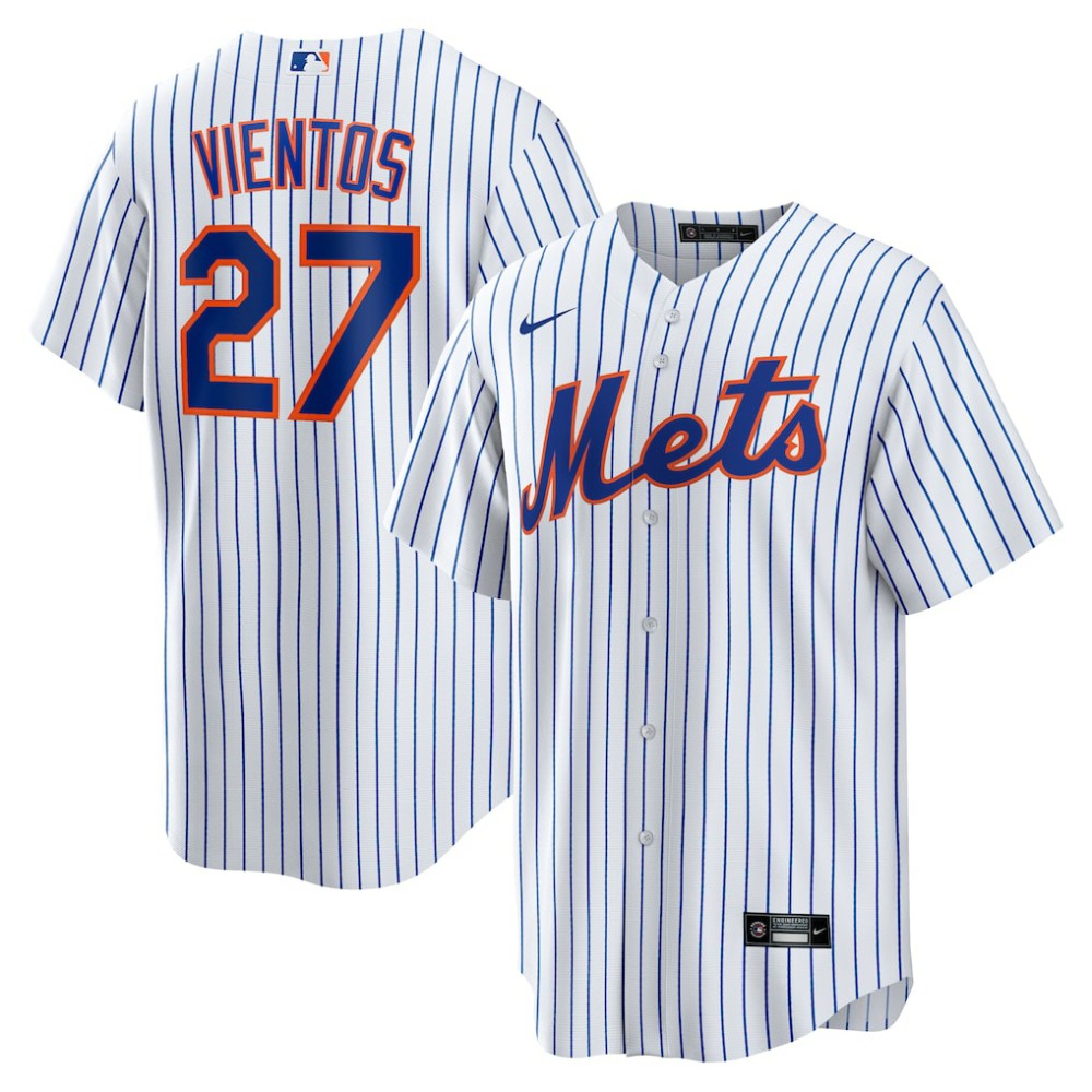 Mark Vientos New York Mets Nike Home Replica Jersey - White Jerseys