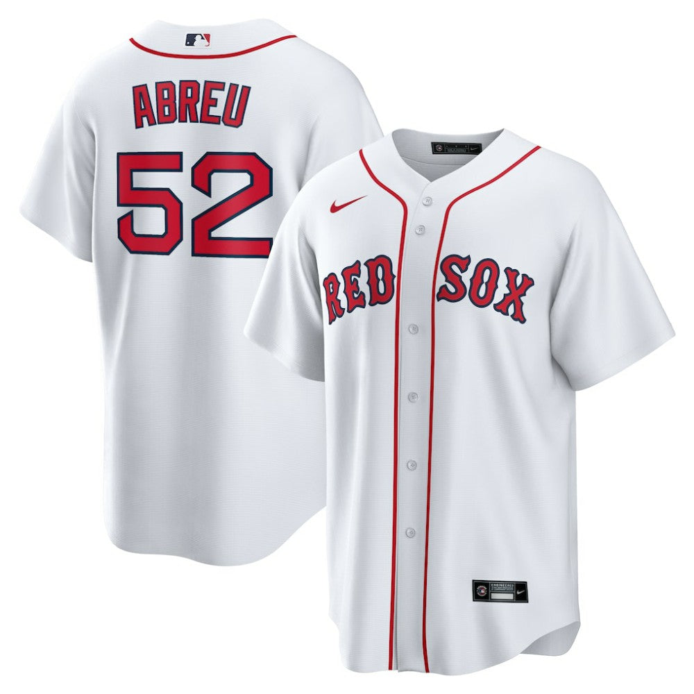 Wilyer Abreu Boston Red Sox Nike Home Replica Jersey - White Jerseys