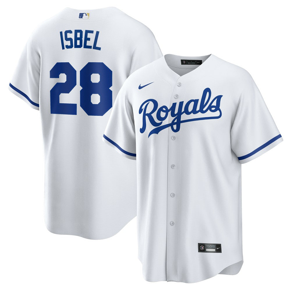 Kyle Isbel Kansas City Royals Nike Home Replica Jersey - White Jerseys